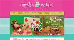 Desktop Screenshot of cupcakesandlace.com